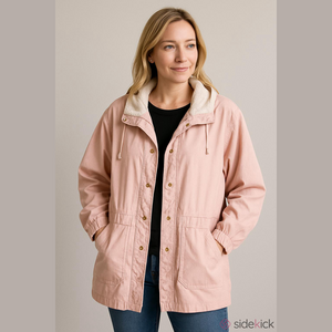 Current Seen Vintage Pink Windbreaker